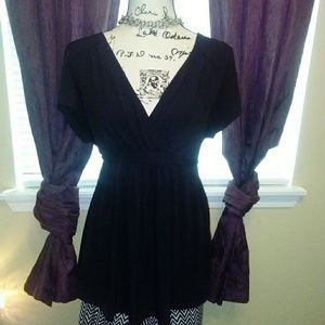 Motherhood black dress top